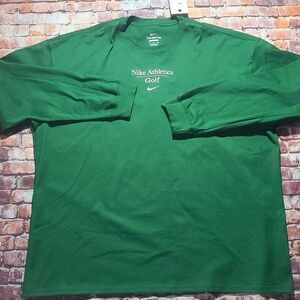 Nike Athletics Golf Green Long Sleeve Shirt